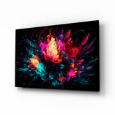 Color Explosion Glass Wall Art || Designer Collection.